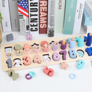 Wooden Educational Blocks – Puzzle & Learning Toy for Children