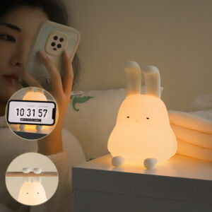 Rabbit LED Night Light – Dimmable Soft Glow for Kids & Babies’ Room