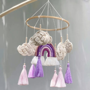 Nordic Style Baby Room Hand-woven Pendant